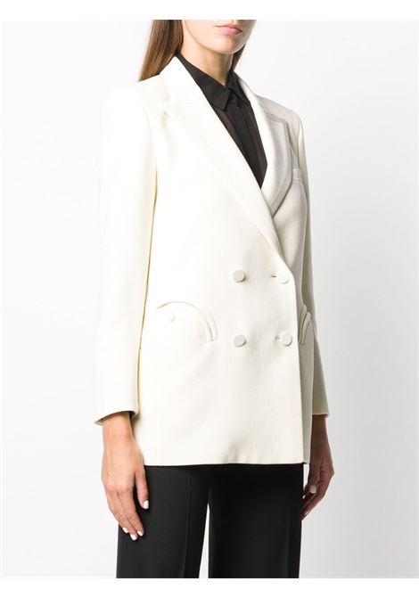 White double-breasted blazer - women BLAZÉ MILANO | EBD41ESSE016016